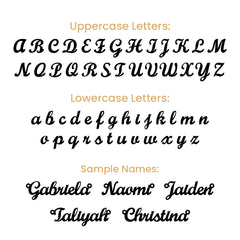 Create your Custom Name with Birthstone necklace